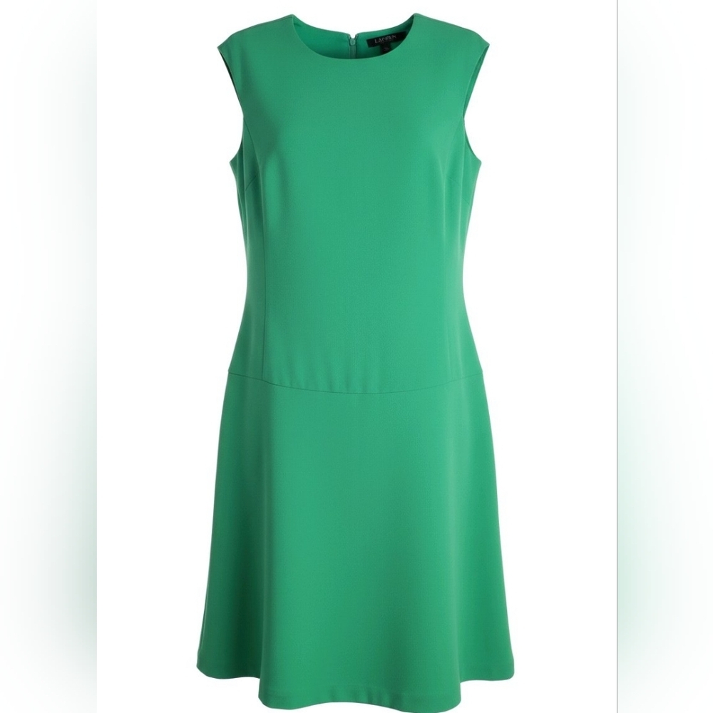 LAUREN RALPH LAUREN VIBRANT GREEN MINI DRESS SIZE 10